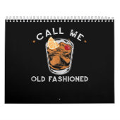 オールドウィスキー飲みカファッションドクテルと呼ぶ カレンダー (カバー)