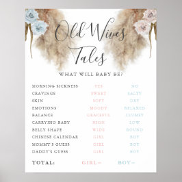 オールドウィッズテイルズパンパスグラスゲームサイン ポスター