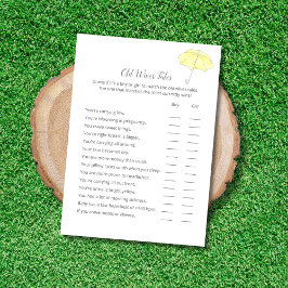 オールドウィッズテイルズベビー散水ゲームカード