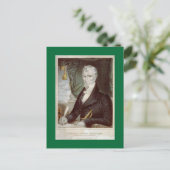 オールドウィリアム・ヘンリー・ハリソンポートレート ポストカード (スタンド正面)