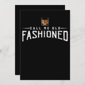 オールドウイスキーと呼ファッションドべ サンキューカード (正面/裏面)