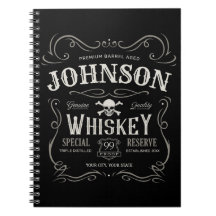 オールドウイスキーパーソナライズされたレーベルヴィンテージバー