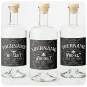 オールドウイスキーパーソナライズされたレーベルヴィンテージバー リキュールボトルラベル