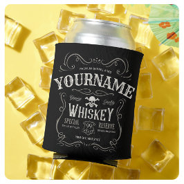 オールドウイスキーパーソナライズされたレーベルヴィンテージバー 缶クーラー