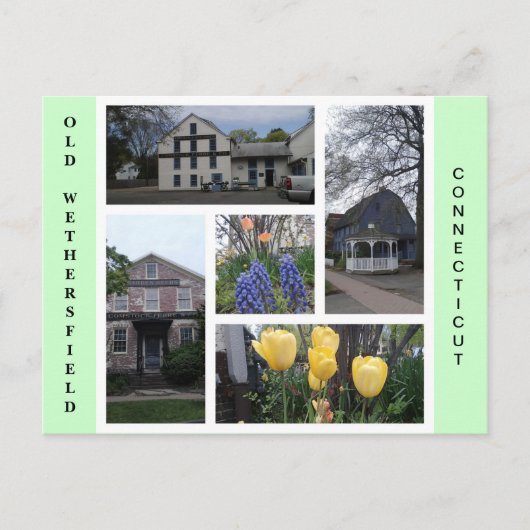 オールドウェザーズフィールドコネチカット葉書 ポストカード (正面)