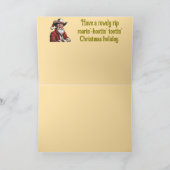 オールドウェストのサンタ カード (内部)