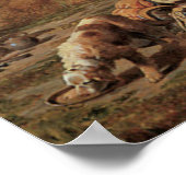 オールドウェストアドバイスオンザプレーリーアートプリントポスター ポスター (角)