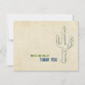 オールドウェストカクタスウエスタンサンキューノーツ 招待状 (正面)