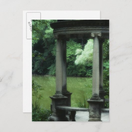 オールドウェストベリーガーデンズで愛の神殿 ポストカード (正面/裏面)