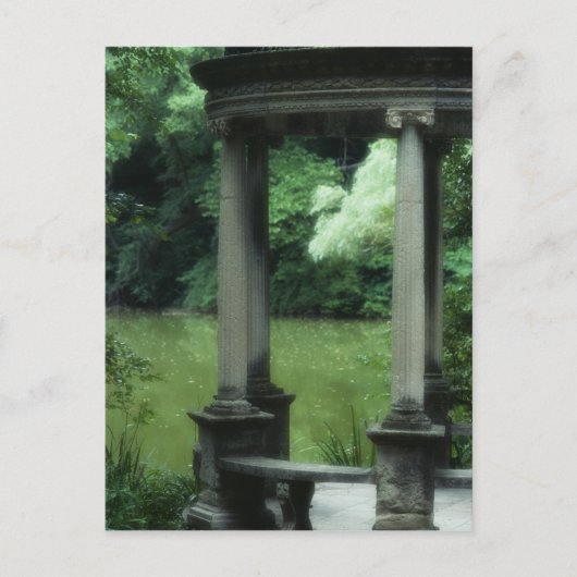 オールドウェストベリーガーデンズで愛の神殿 ポストカード (正面)