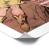 オールドウェスト女性のカーボーイロマムスアドアートプリントポスター ポスター (角)