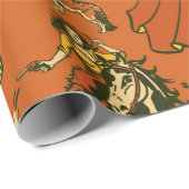 オールドウェスト、カウボーイズ&サロンのパターン ラッピングペーパー (ロールコーナー)