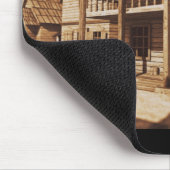 オールドウェスト"ボーダータウン"マウスパッド マウスパッド (コーナー)