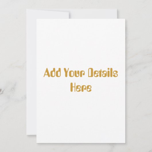 オールドウェールズ 招待状 (裏面)