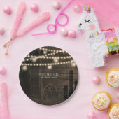 オールドウエスタンサロン&ラ素朴イツ結婚ズ ペーパープレート (パーティー)