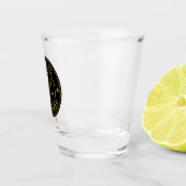 オールドウエストカウボーイ素朴ロゴパーソナライズされたGroomsmen ショットグラス (右)