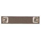 オールドウエストクォーターホースセピアブラウン ミディアムテーブルランナー (横)