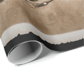 オールドウエストクォーターホースセピア ラッピングペーパー (ロールコーナー)