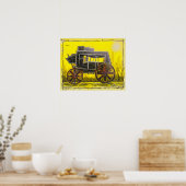 オールドウエストステージコーチ ポスター (キッチン)