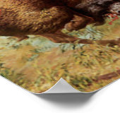 オールドウエストバッファロー狩り1885アートプリントポスター ポスター (角)