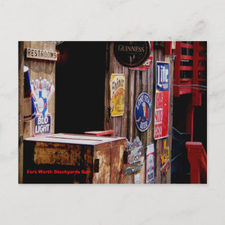 オールドウエストフォートワースストックヤードバー ポストカード