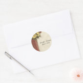 オールドウエストブーケ3封筒用シールシール ラウンドシール (封筒)