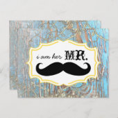 オールドウッドカントリー渦巻形のシックつる植物私は彼女のMr. ポストカード (正面/裏面)