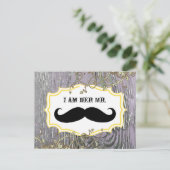 オールドウッドカントリー渦巻形のシックつる植物私は彼女のMr. ポストカード (スタンド正面)