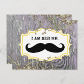 オールドウッドカントリー渦巻形のシックつる植物私は彼女のMr. ポストカード (正面/裏面)