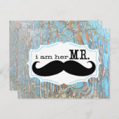 オールドウッドカントリー渦巻形のシックつる植物私は彼女のMr. ポストカード (正面/裏面)