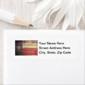 オールドウッドテキサス州国旗 ラベル (インサイチュ)