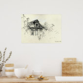 オールドウッドハウスインロシアプリント ポスター (キッチン)