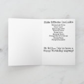 オールドエイジ誕生日 カード (内部)