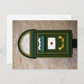 オールドエストニアのメールボックス，タリン，エストニア ポストカード (正面/裏面)