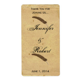 オールドエレガファッションドンスパーチメントキルワインラベル ラベル