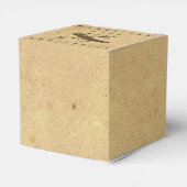 オールドエレガンスファッションドパーチメントウィークルウェッディン フェイバーボックス (裏面サイド)