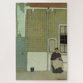 オールドオランダウーマンインザハウスオブザハウスホテル ジグソーパズル