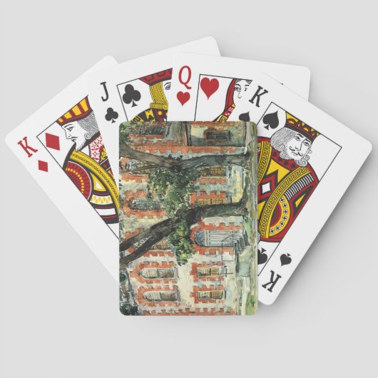 オールドオランダ建物インFishkill，ニューヨーク トランプ (裏面)