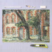 オールドオランダ建物インFishkill，ニューヨーク 薄葉紙 (クラフト)