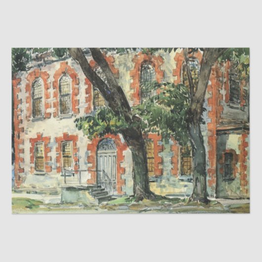 オールドオランダ建物インFishkill，ニューヨーク 薄葉紙 (正面)