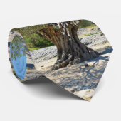 オールドオリーブの木ファッション ネクタイ (ロール)