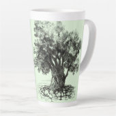 オールドオリーブツリーコーヒーマグ カフェラテマグ (右アングル)