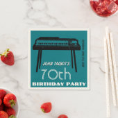 オールドオルガン70歳の誕生日パーティーペーパーナプキン スタンダードカクテルナプキン (インサイチュ)