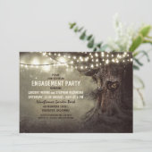 オールドオークの木の光の婚約パーティ 招待状 (スタンド正面)