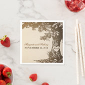 オールドオークツリーヴィンテージ紙 スタンダードカクテルナプキン (インサイチュ)