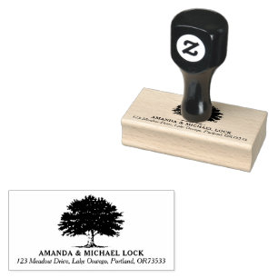 オールドオークツリー結婚ズ差出人住所 ラバースタンプ