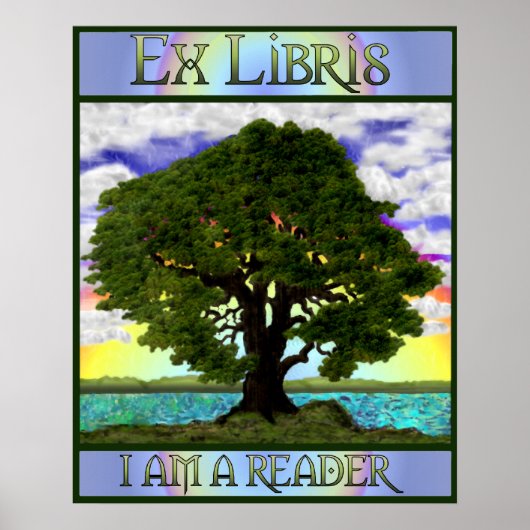 オールドオークプリント ポスター (正面)