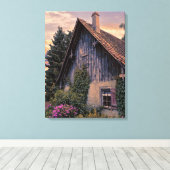 オールドオーストリアハウス キャンバスプリント (インサイチュ (ウッドフロア))