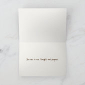 オールドオータムスイングベンチ悔やみや弔慰 カード (内部)