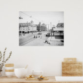 オールドオーチャードビーチホテル， 1904 ポスター (キッチン)